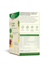 Zandu Ginger Celery Herbal Infusion Green Tea - 25 Tea Bags | Maintains Gut Health - Aids In Metabolism & Detoxification | Enriched With 7 Powerful Herbs - Caffeine Free